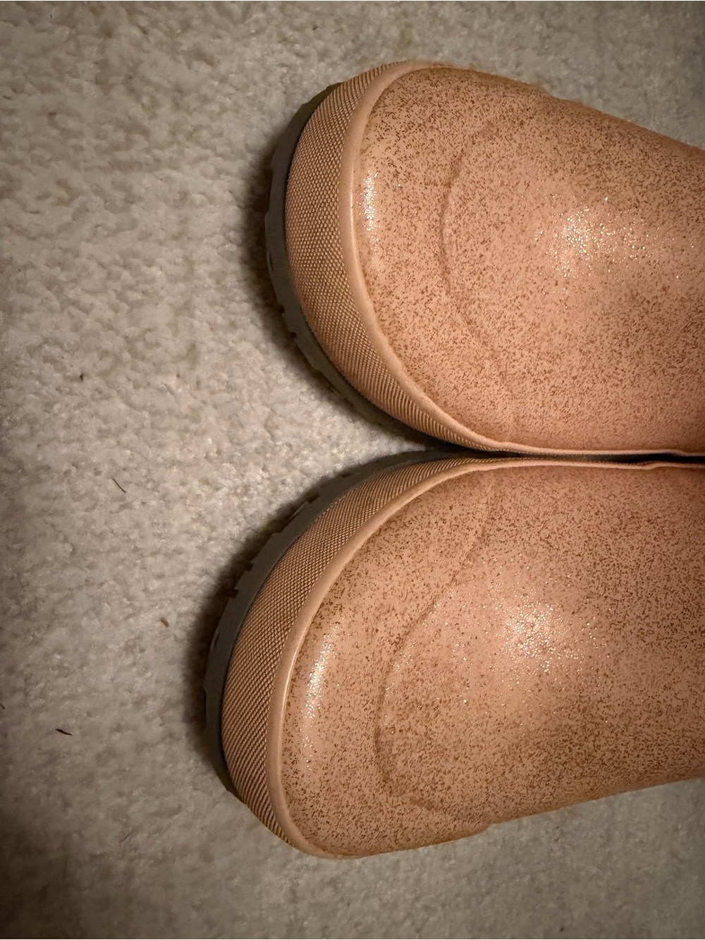 BOGG BAG Kids Glitter Rain & Snow Boots in Peach